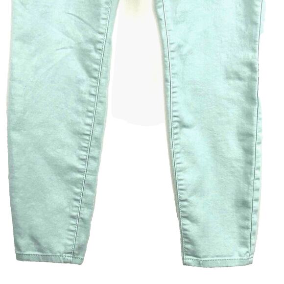 Aeropostale Jeans Womens 4 Blue High Waisted Ankle Jeggings Skinny Mid Rise - Picture 3 of 10